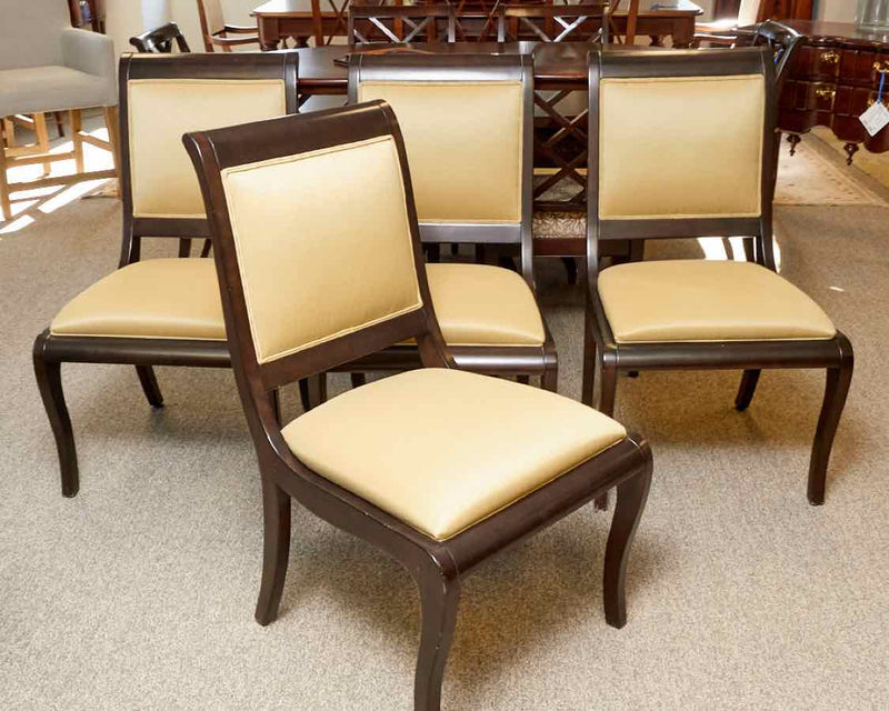 Set of Four Upholstered Drexel Dining Chairs