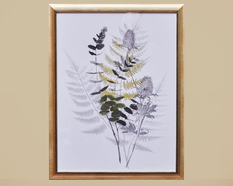 Wild Foliage Rustic Framed Print WM12853
