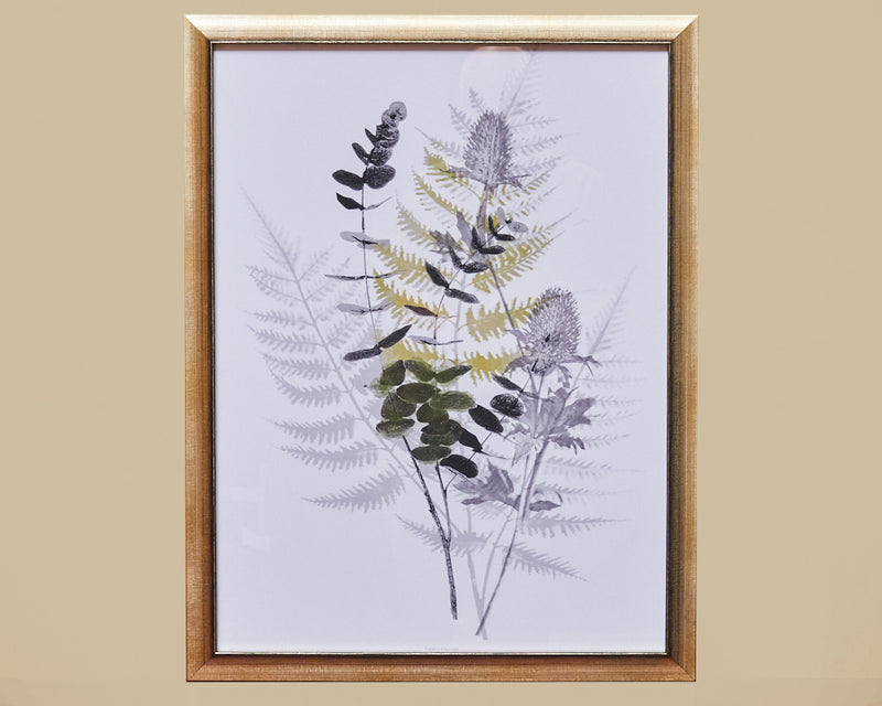 Wild Foliage Rustic Framed Print WM12853