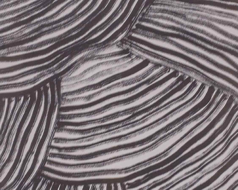Naive Lines Knot  I Art Print In White Matt & Textured Black Frame