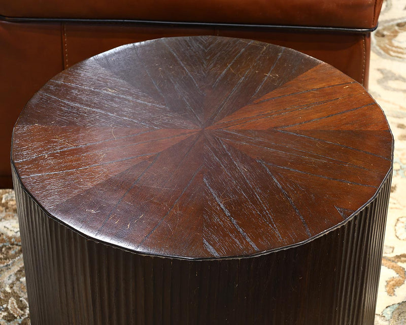 Arhaus Solid Wood Side Table