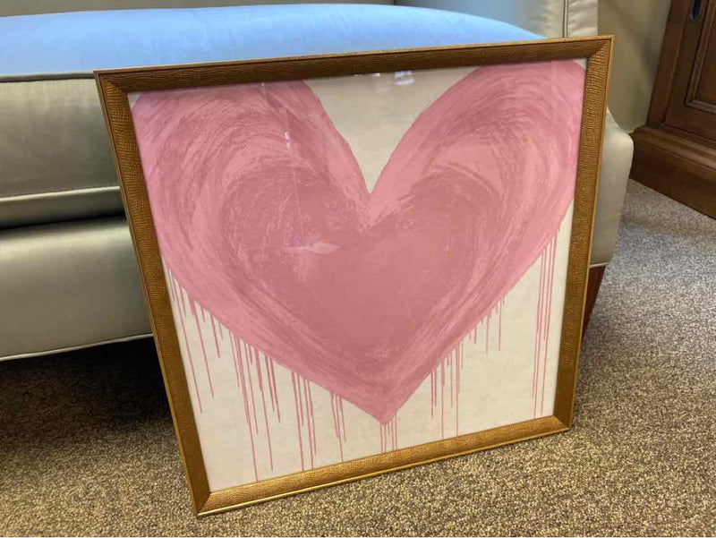 Framed Print: "Big Hearted (Pink)"
