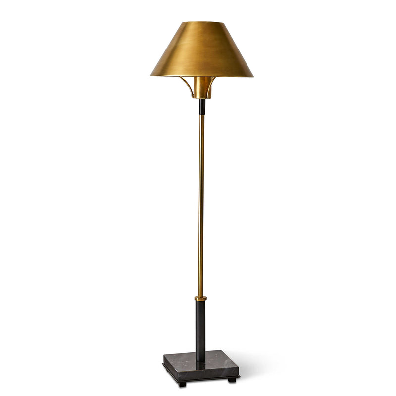 'Streamline' Brass Buffet Lamp