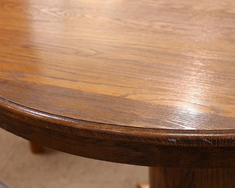 Oak Pedestal Dining Table