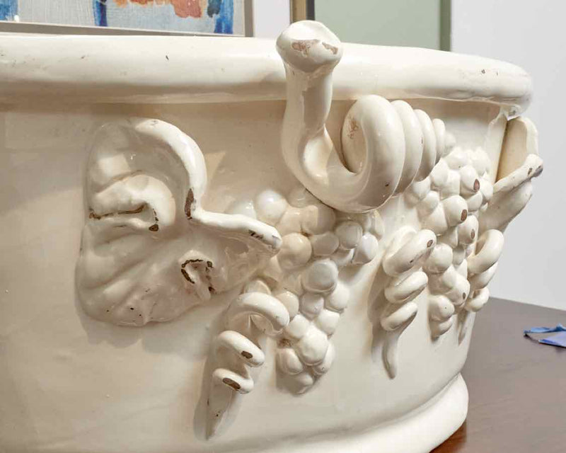 Ivory Glaze Ceramic Jardiniere