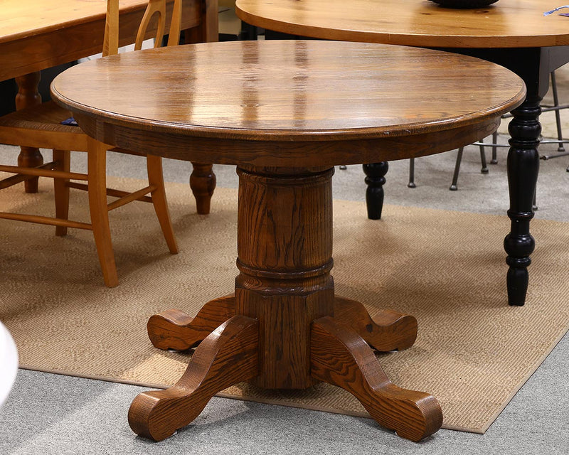 Oak Pedestal Dining Table
