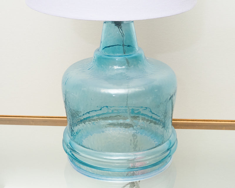 Cerulean Glass Table Lamp