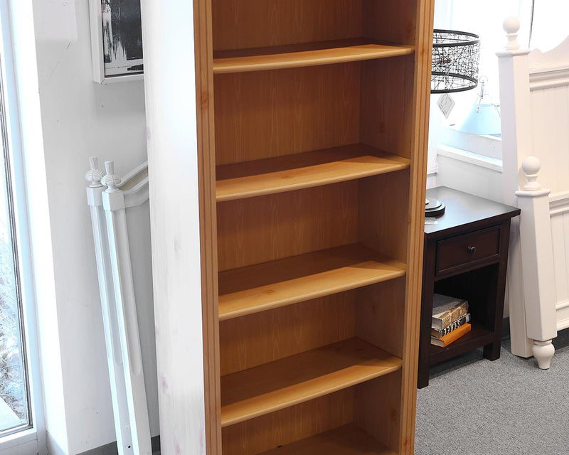 Pine Bookcase with 3 Adjustable Shelves & 1 Fixed Shelf