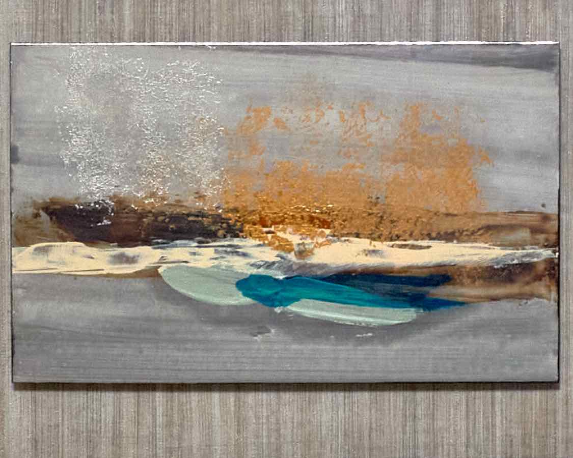 Framed Painting: Broken Landscape ll 1/3