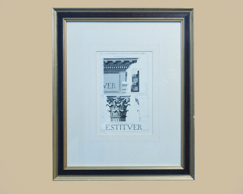 Framed Print 'The Temple Of Jupiter'