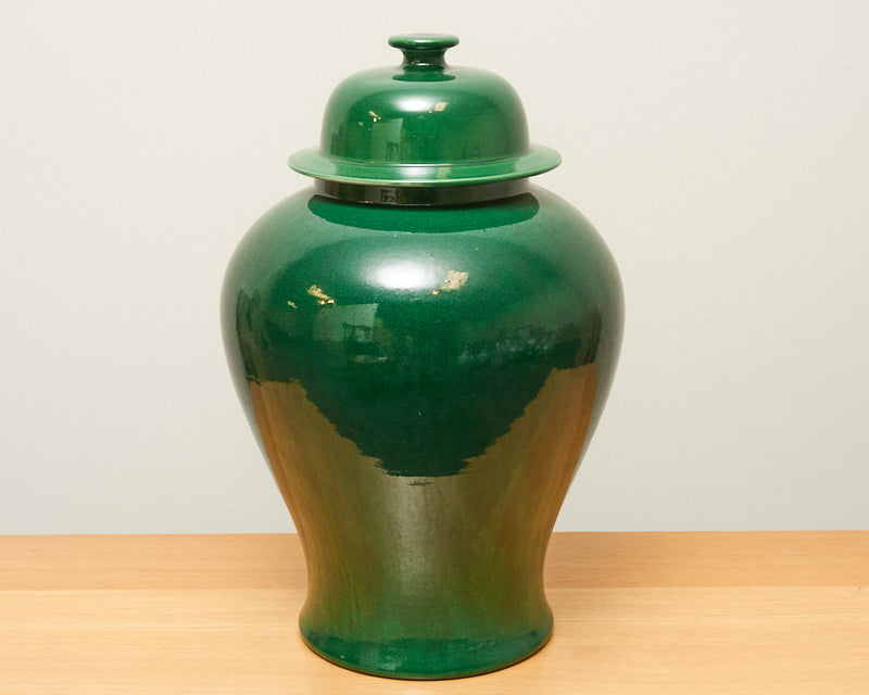 Green Temple Jar