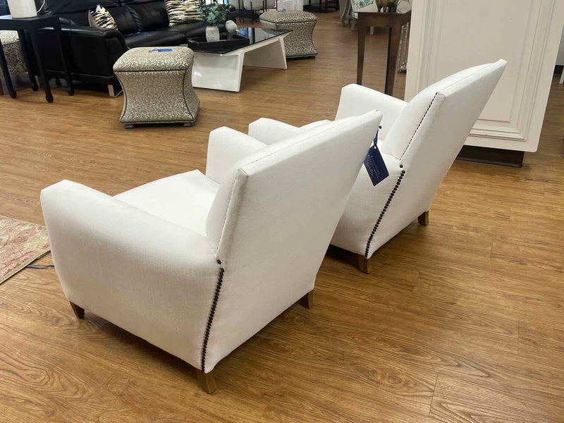 Pair of Restoration Hardware 'Marcel' Chairs