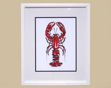Framed Art Coastal Catch Lobster