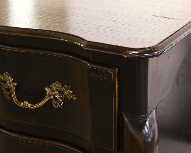 Century  Monarch Furniture Black 4 Drawer  Dresser