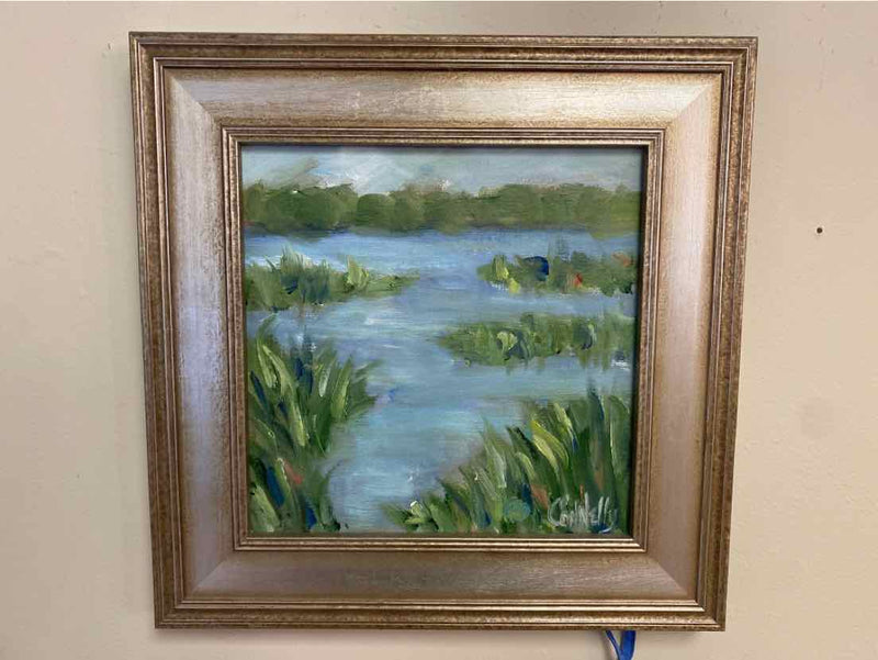 Original Oil Painting:  "Marshscape IV" by Cheryl Connelly