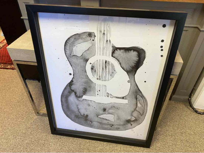 Framed Print:  "Guitar Flow I"