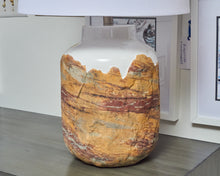 Canyon Rustic Earthtone Textured Ceramic Table Lamp
