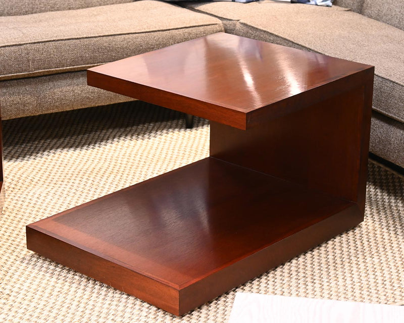 Pair of Cherry Contemporary Side Tables