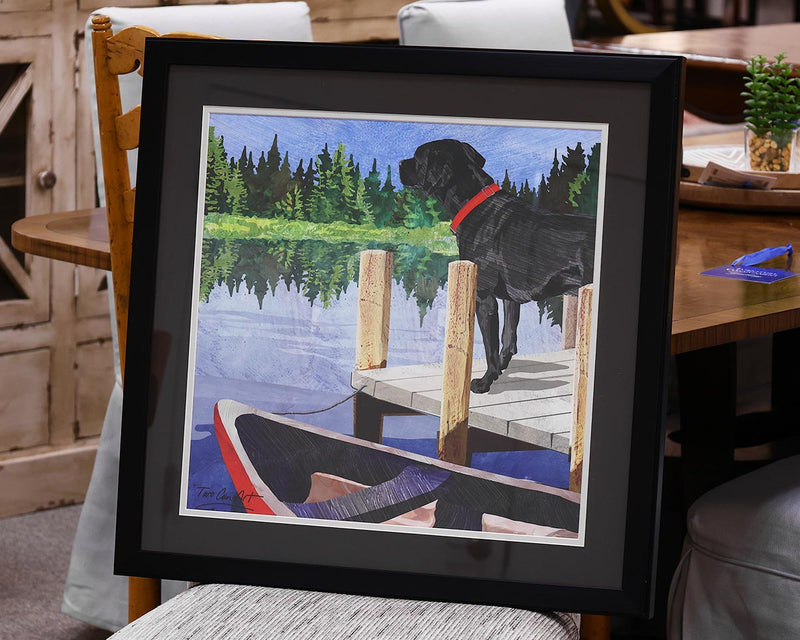 Wall Decor"Dogs on the Lake 2"