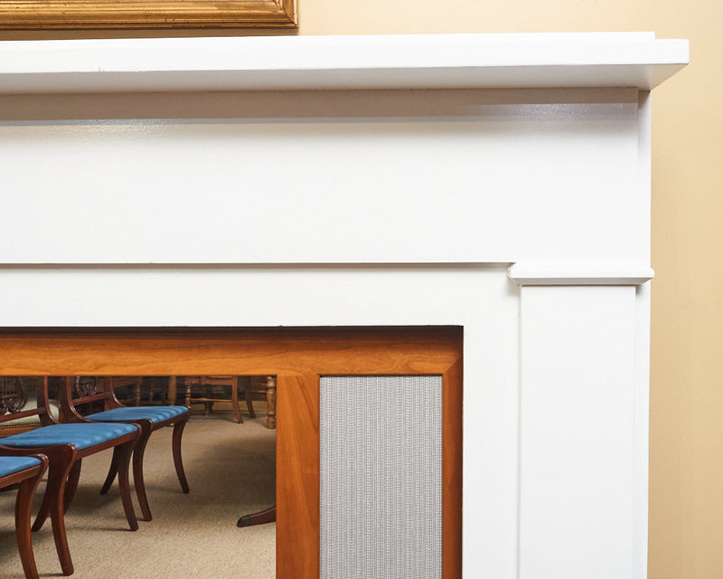 White Painted Fireplace Mantel