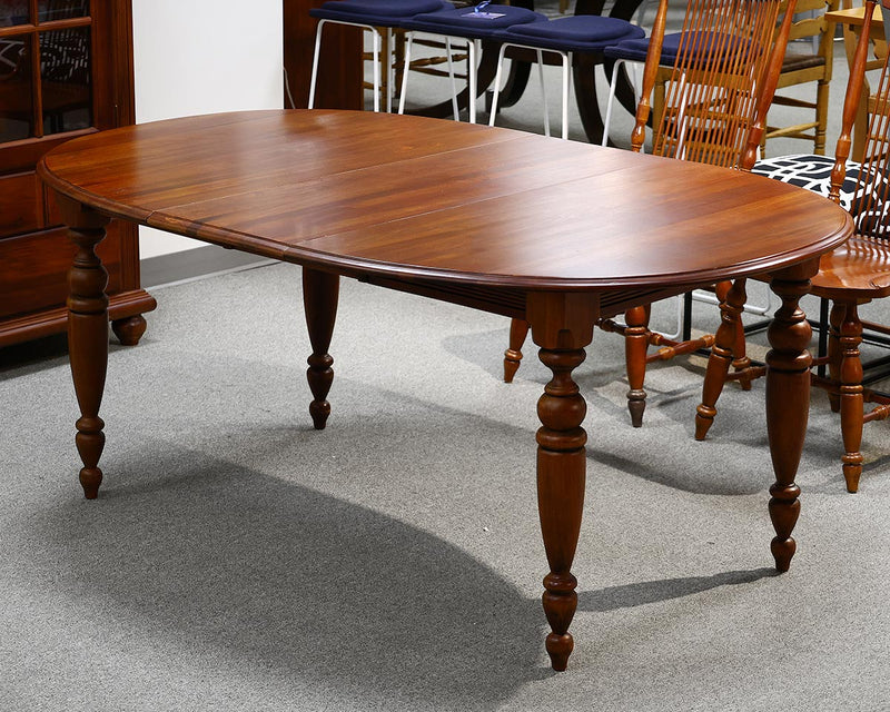 Virginia House Cherry Dining Table with 6 Spindle Back  Dining Chairs