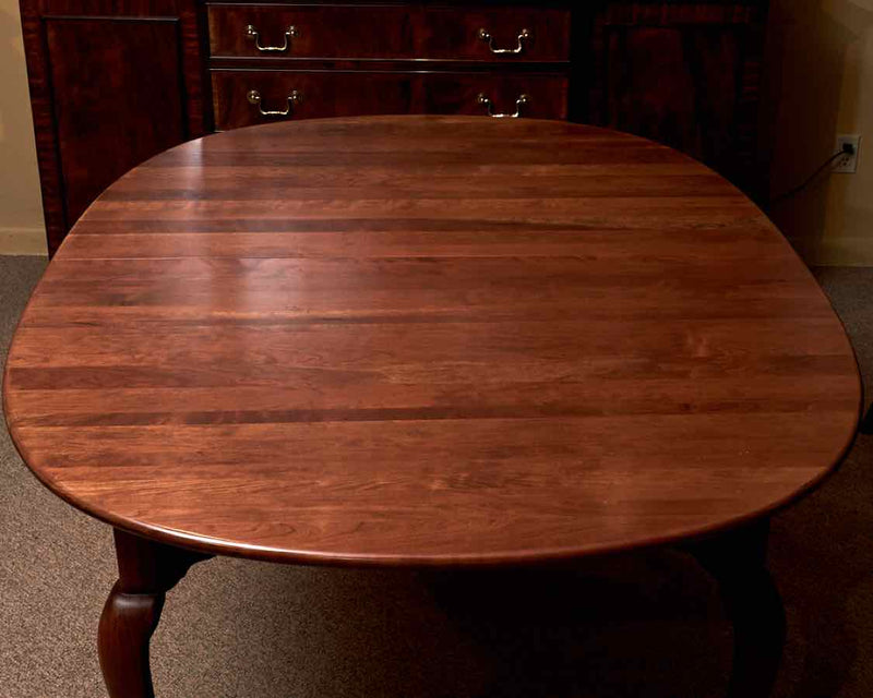 Bob Timberlake Cherry Oval  Dining Table Includes 3 Leaves & Pads