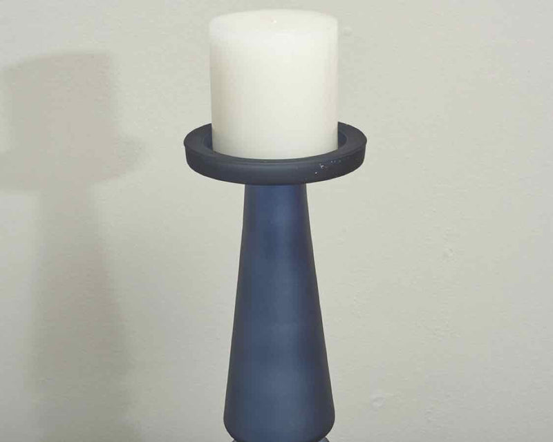 "Cassiopeia" Candleholder in Midnight Blue