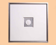 Seahorse Intaglio Double Matt In Black Frame