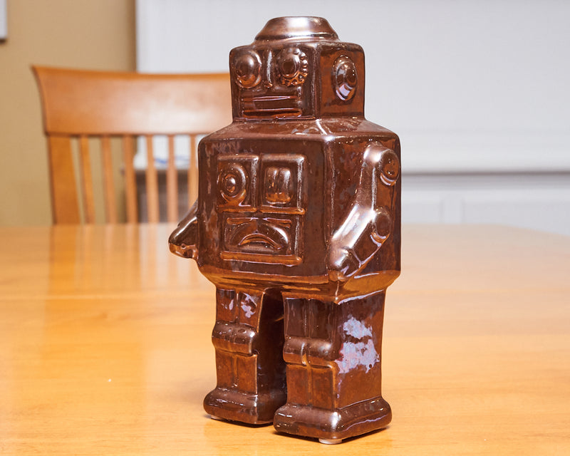 'Robby' Bronze Polished Robot