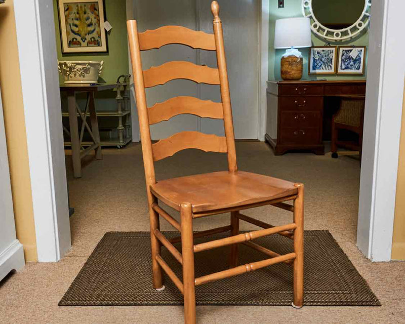 Cottage Home  Maple Ladder Back Dining Chair