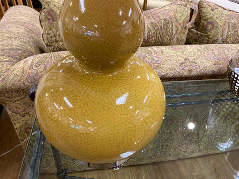 Mustard Gourd Ceramic Table Lamp
