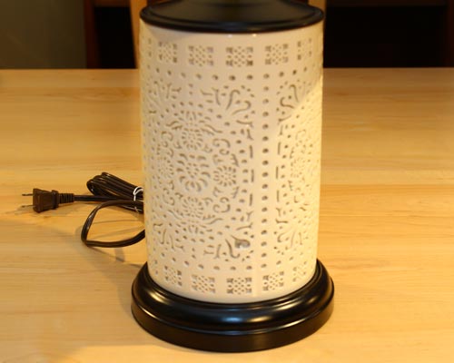 Pierced Porcelain Table Lamp