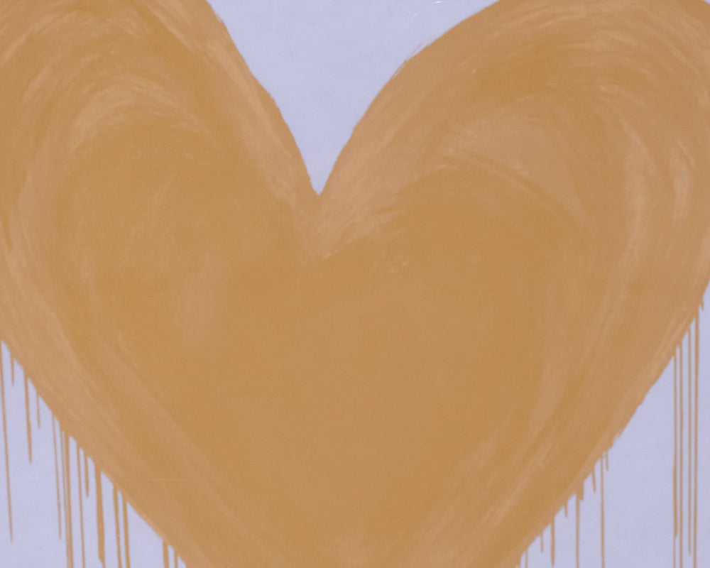 Framed Art Big Hearted Yellow 13189