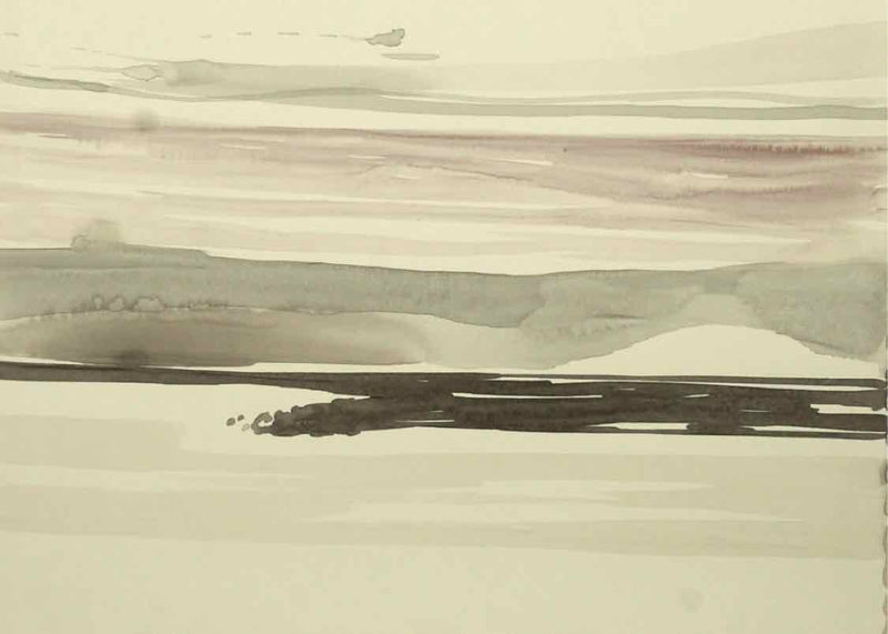 "Neutral Landscape" Framed Print