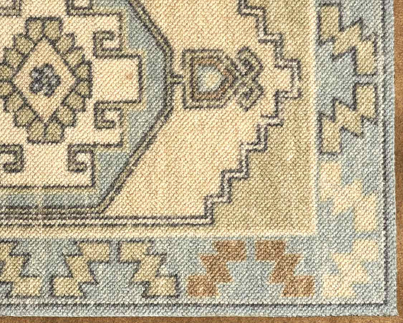 Momeni Anatolia Persian Style In Blue/Green/Neutrals Wool Nylon Area Rug